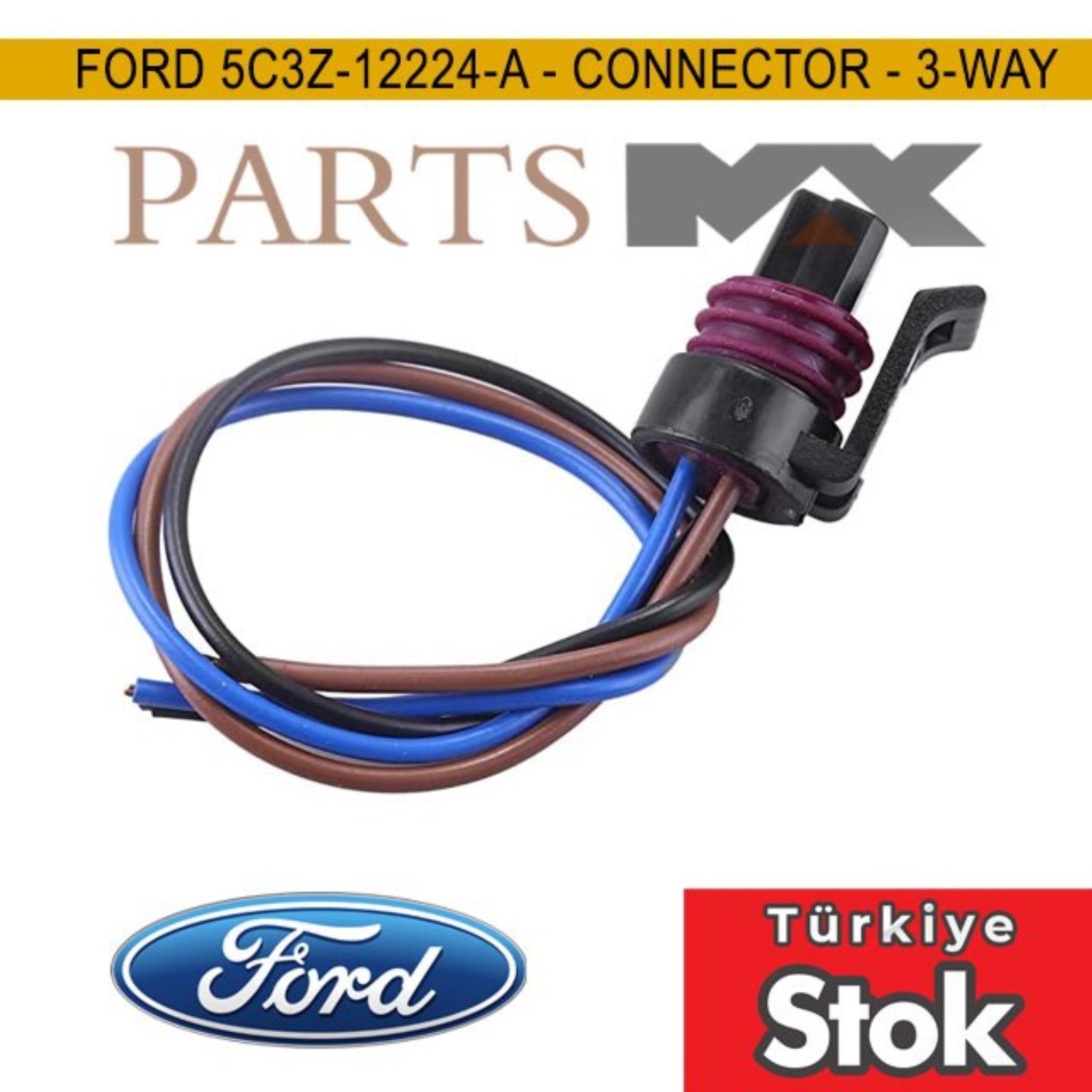 Picture of Ford 5C3Z-12224-A Connector - 3-Way  | Partsmax Türkiye