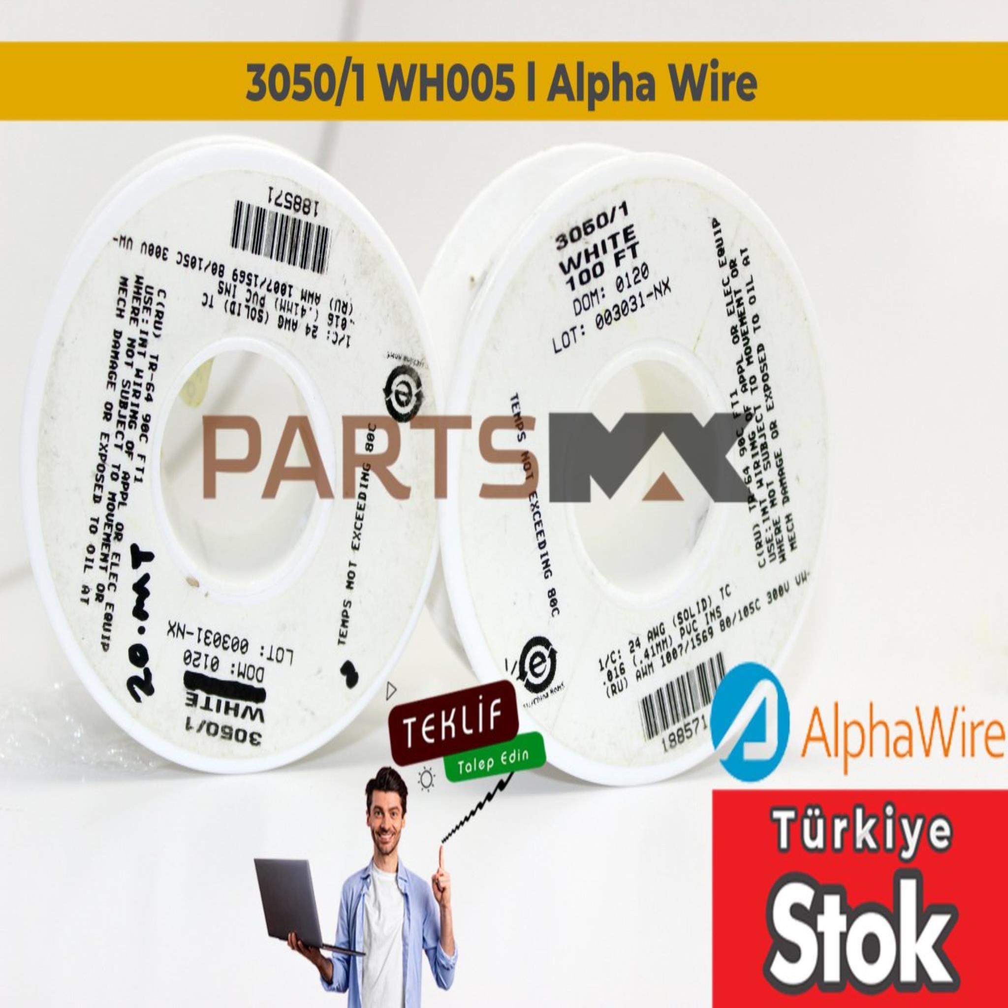 Picture of 3050/1 WH005 Alpha Wire | Partsmax Türkiye