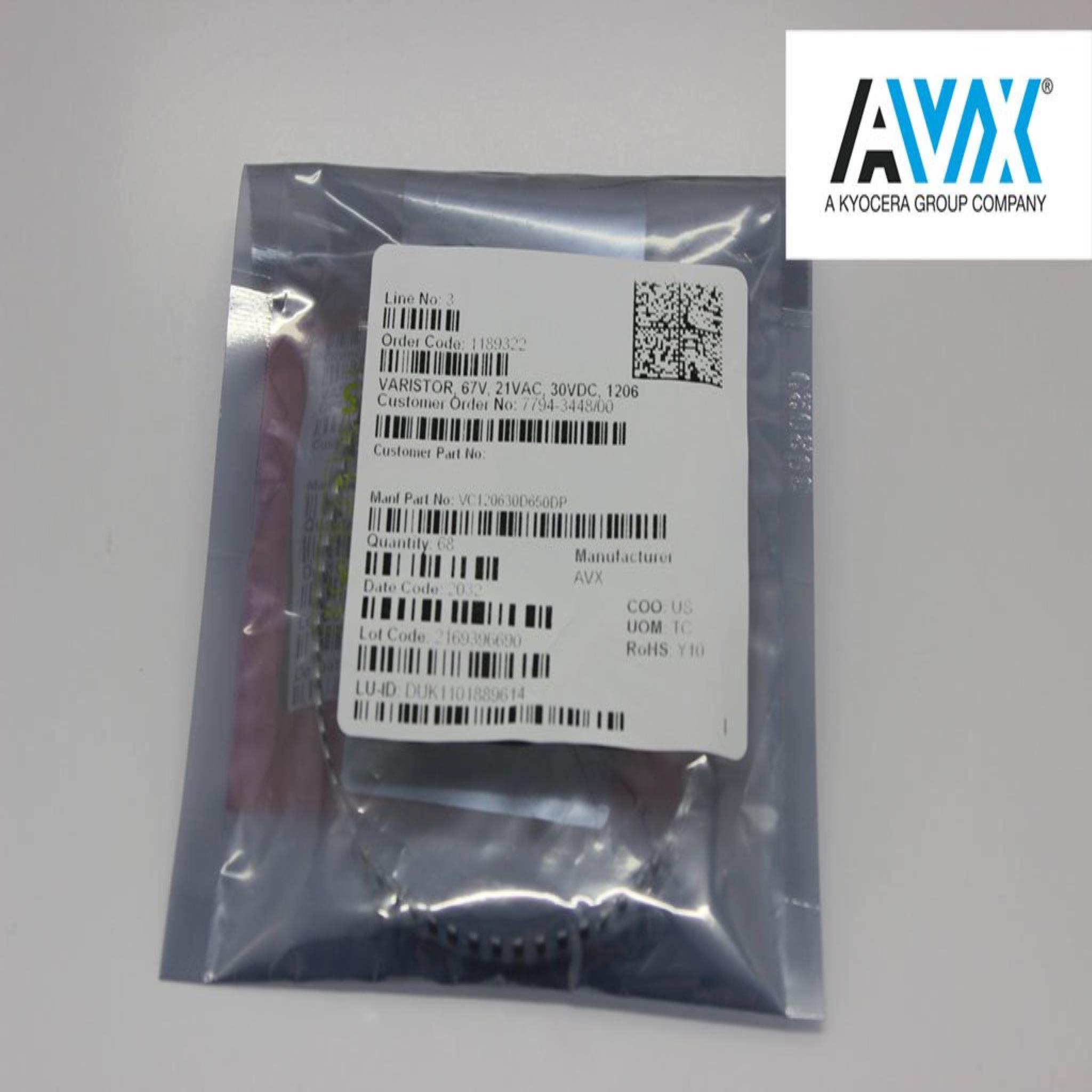 Picture of VC120630D650DP AVX Corp | Partsmax Türkiye